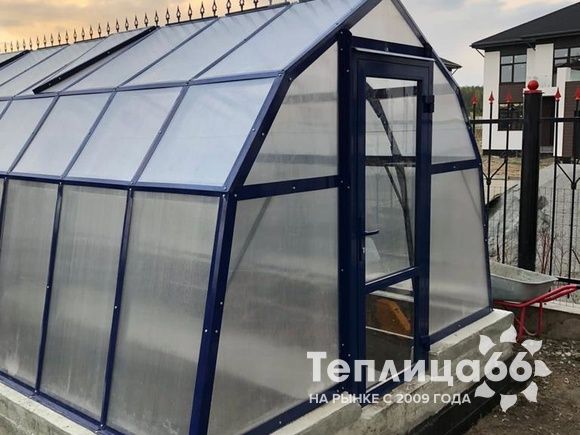 Теплица Рада Байкал из поликарбоната, 3x4 метра